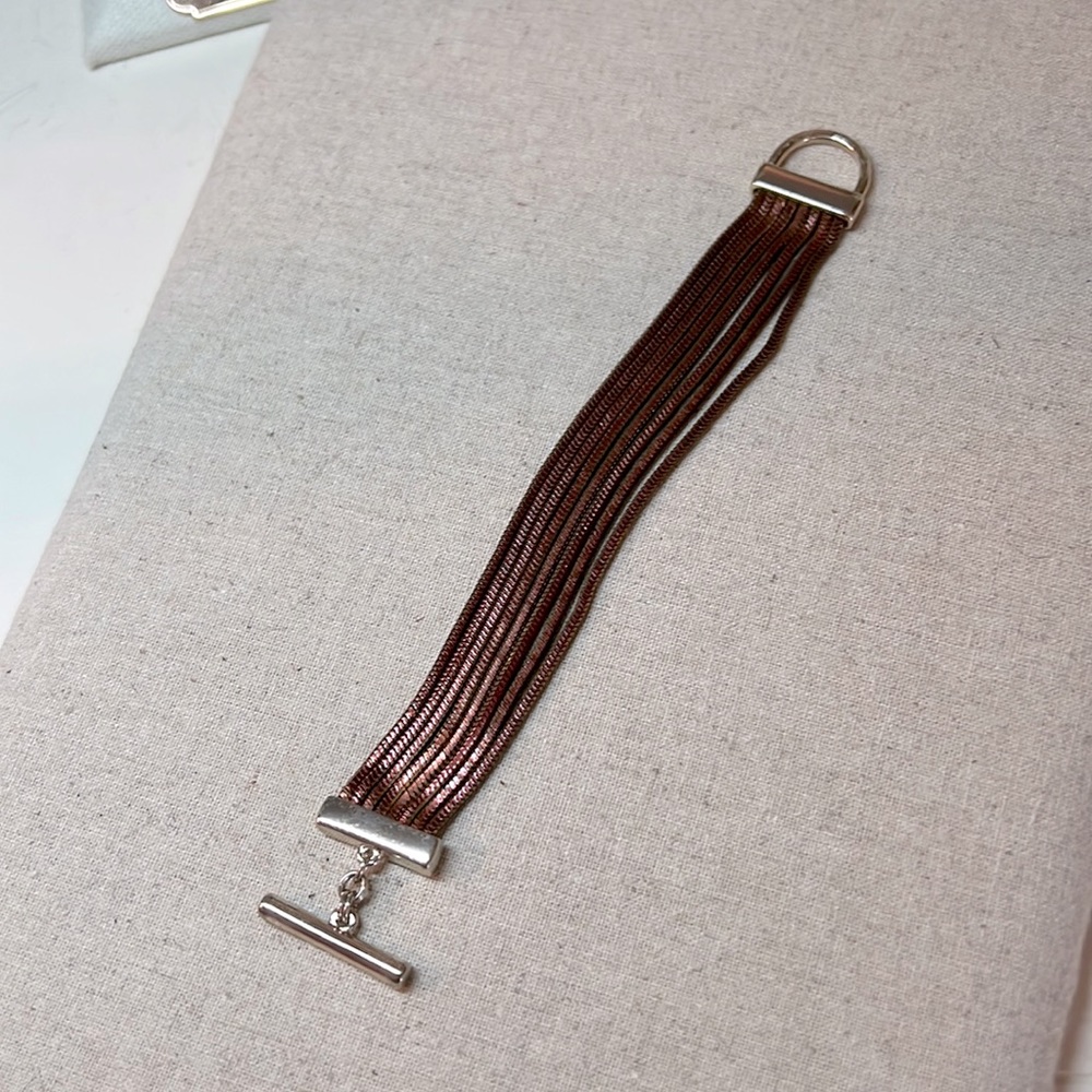 WHBM copper chain bracelet